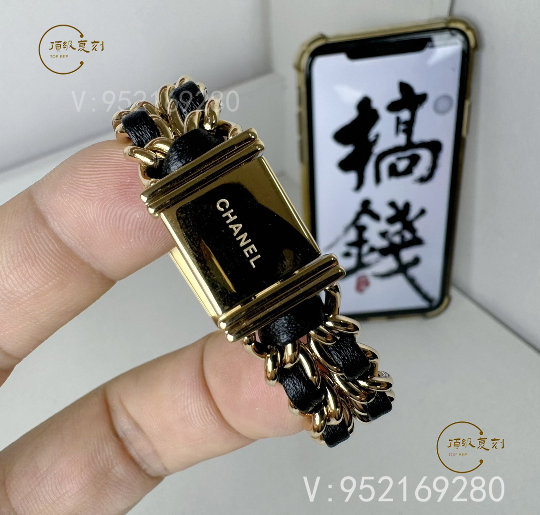 BV廠香奈兒PREMIERE系列H6951黑金方糖評(píng)測(cè)-中古女士腕表的獨(dú)特魅力