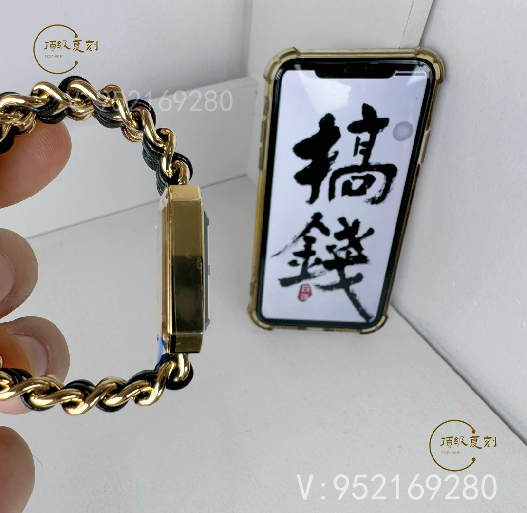 BV廠香奈兒PREMIERE系列H6951黑金方糖評(píng)測(cè)-中古女士腕表的獨(dú)特魅力
