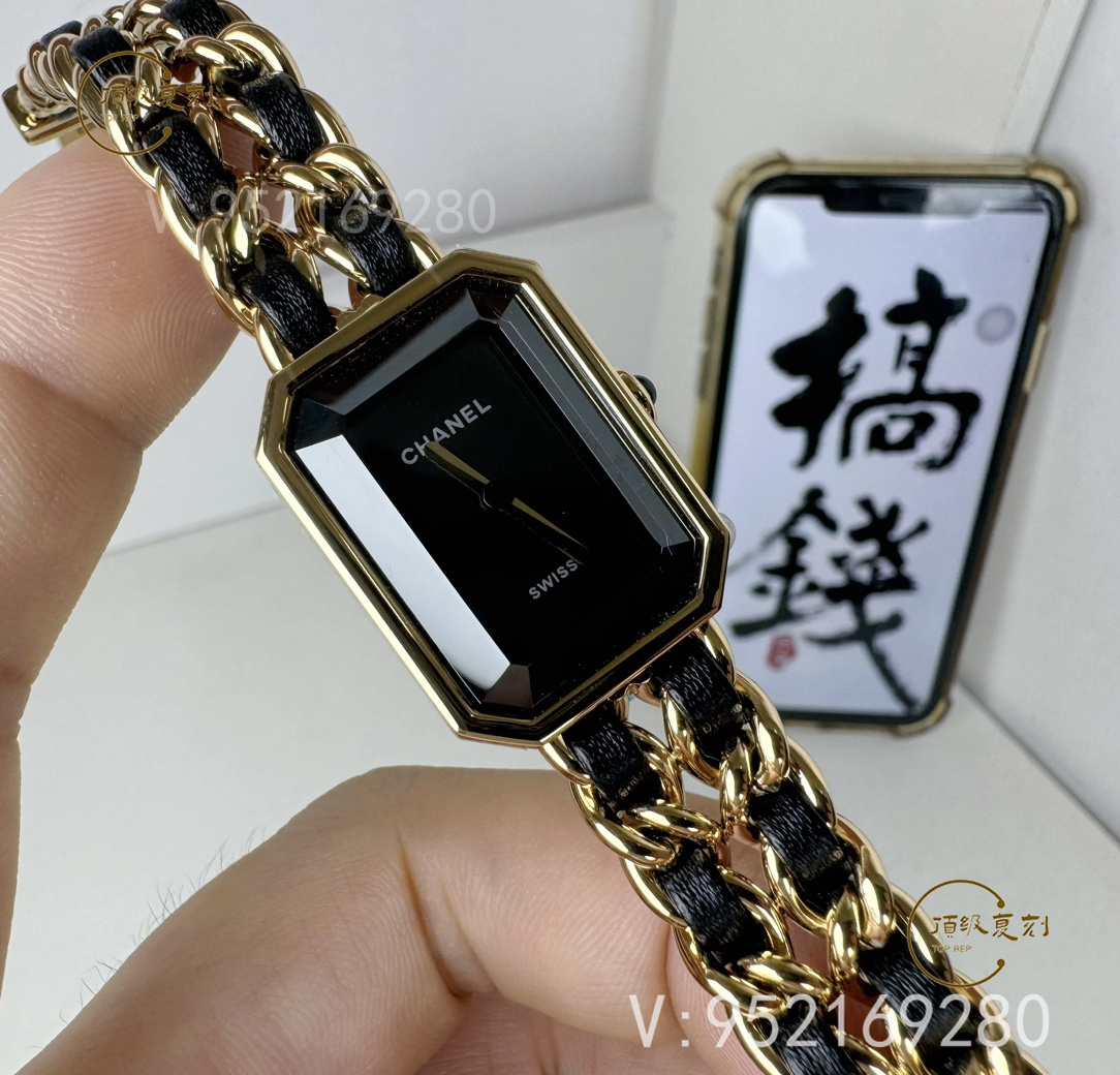 BV廠香奈兒PREMIERE系列H6951黑金方糖評(píng)測(cè)-中古女士腕表的獨(dú)特魅力