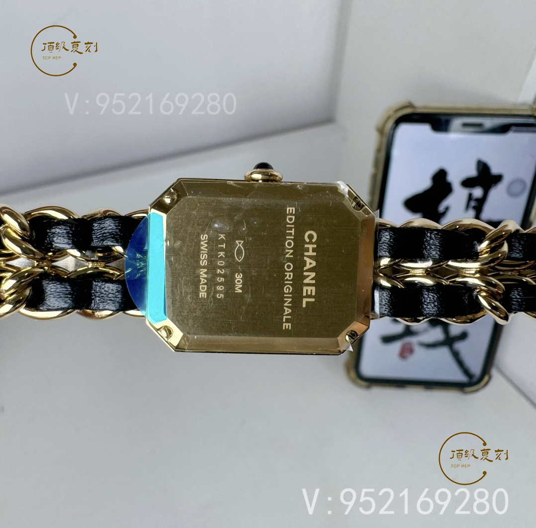 BV廠香奈兒PREMIERE系列H6951黑金方糖評(píng)測(cè)-中古女士腕表的獨(dú)特魅力