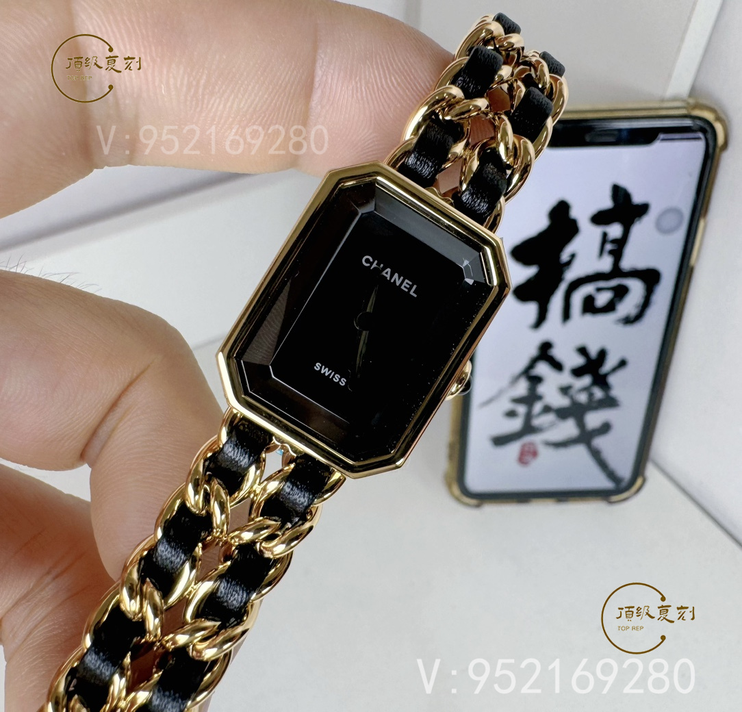 BV廠香奈兒PREMIERE系列H6951黑金方糖評(píng)測(cè)-中古女士腕表的獨(dú)特魅力