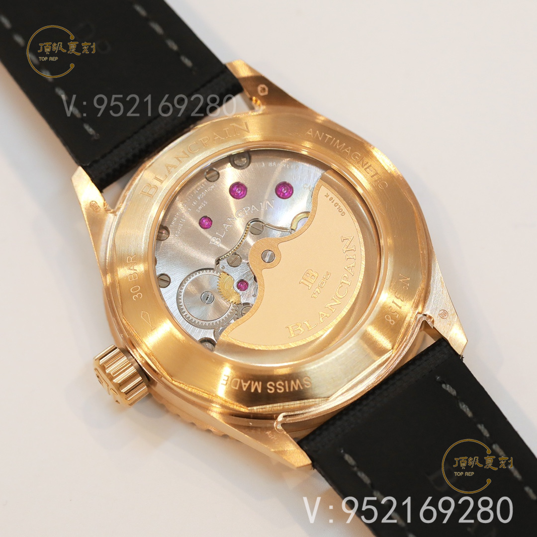 GF廠寶珀五十噚深潛器5000紅金黑盤復(fù)刻表評(píng)測(cè)(GF廠五十噚紅金5000怎么樣)