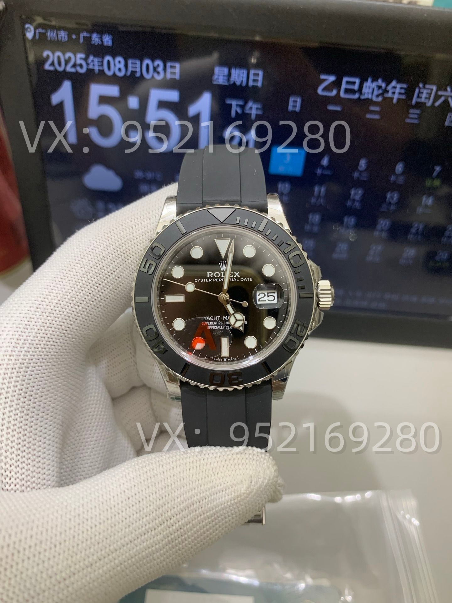 VS廠復刻勞力士白金游艇升級V3版怎么樣,配重149G丹東3235一體機芯