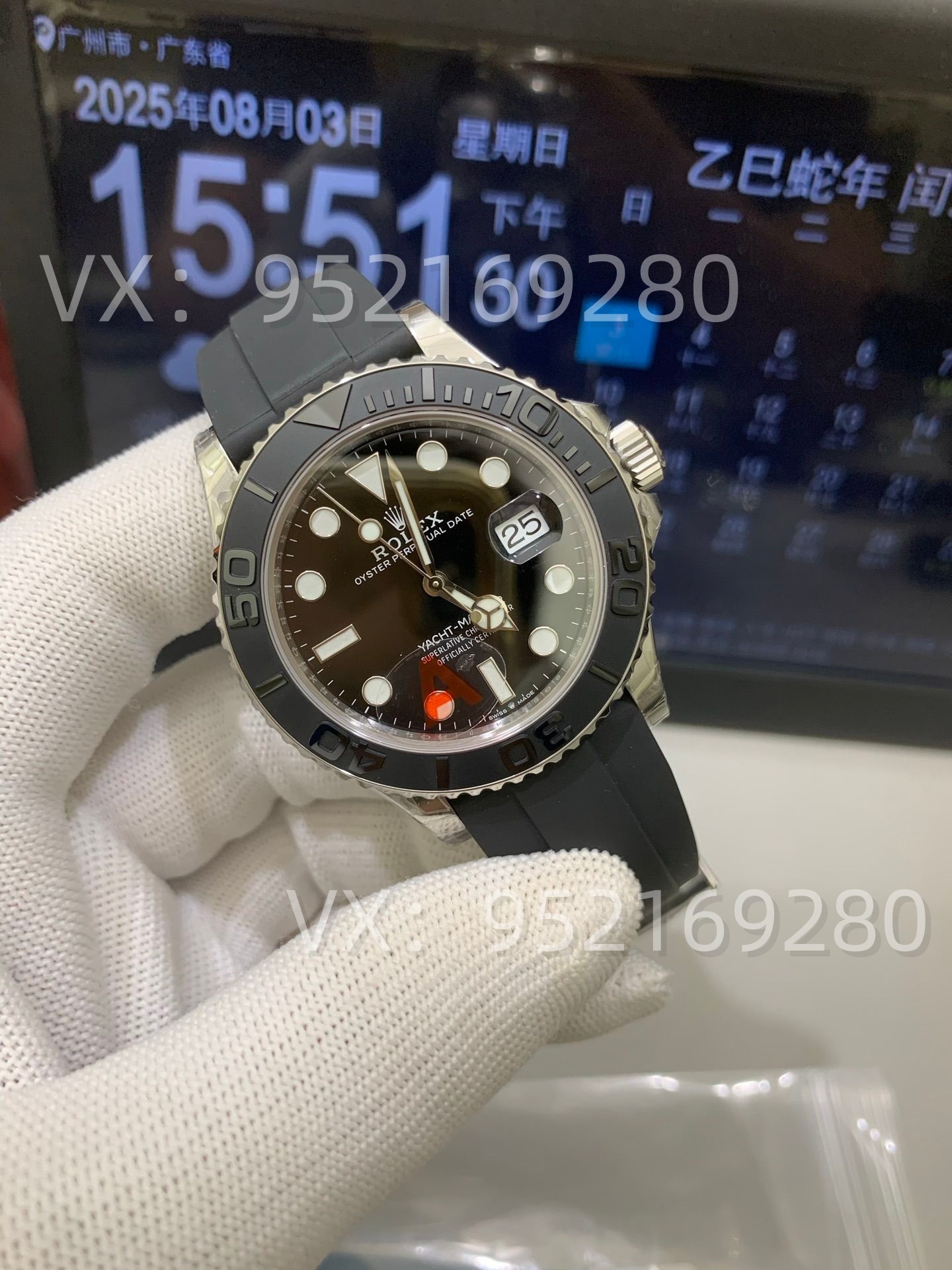 VS廠復刻勞力士白金游艇升級V3版怎么樣,配重149G丹東3235一體機芯
