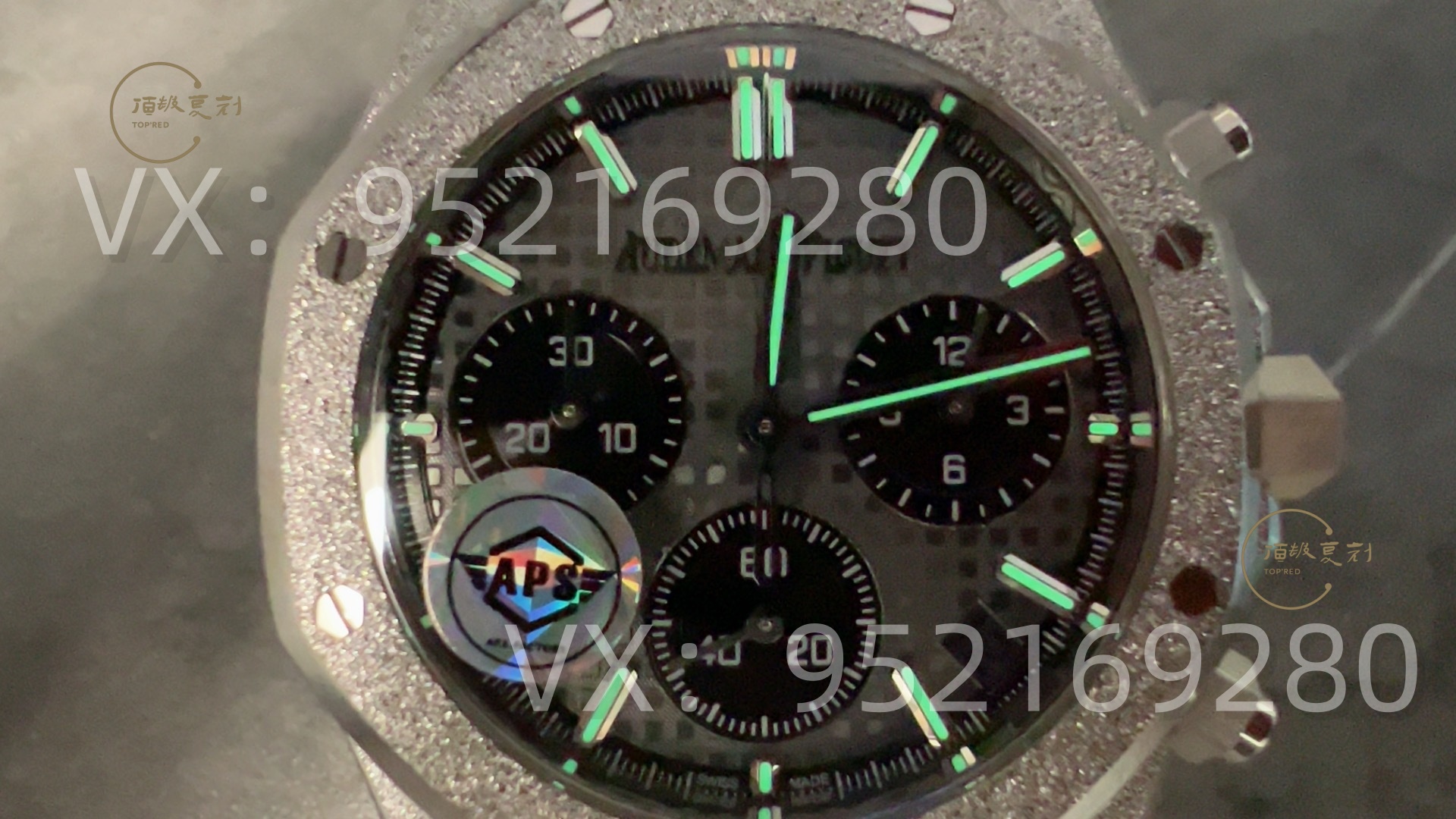 APS廠復(fù)刻新品愛彼26240熊貓計時盤霜金腕表怎么樣,4401一體機芯