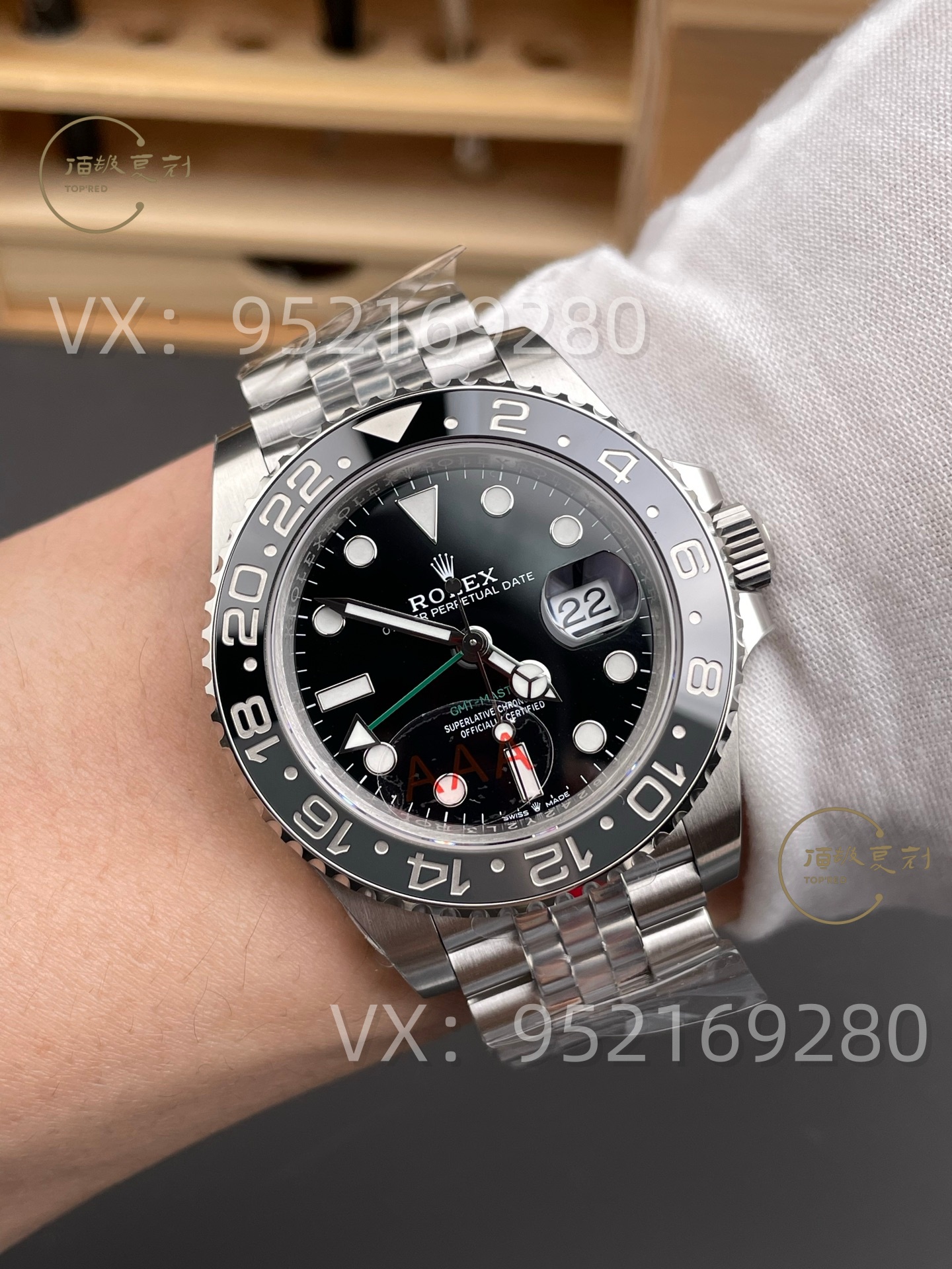 VS廠新品勞力士格林尼治灰黑皮蛋圈做工能超越C廠嗎？
