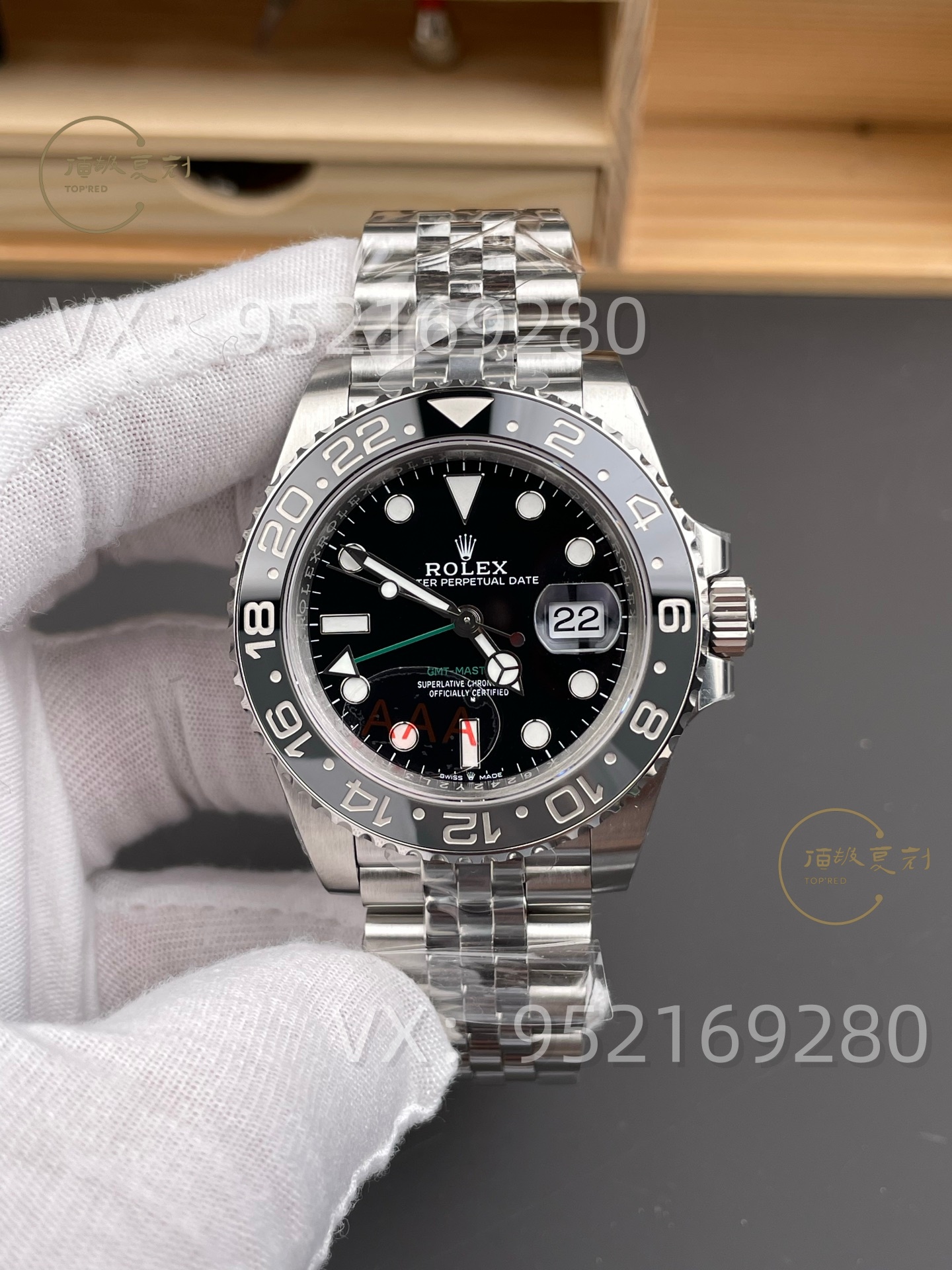 VS廠新品勞力士格林尼治灰黑皮蛋圈做工能超越C廠嗎？
